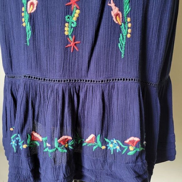 BEAUTIFUL SAHALIE BOHO EMBROIDERED OFF SHOULDER DRESS SZ M - Picture 3 of 16